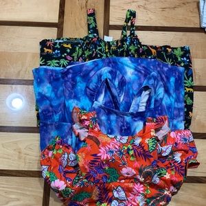 3 cotton Maxi Dresses.